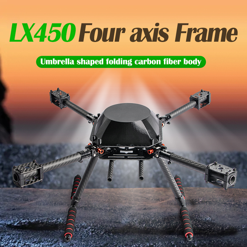 LX450 450mm 풀 카본 파이버 쿼드콥터 프레임  - Thermal Imager Drone Gimbal 리뷰 및 가격