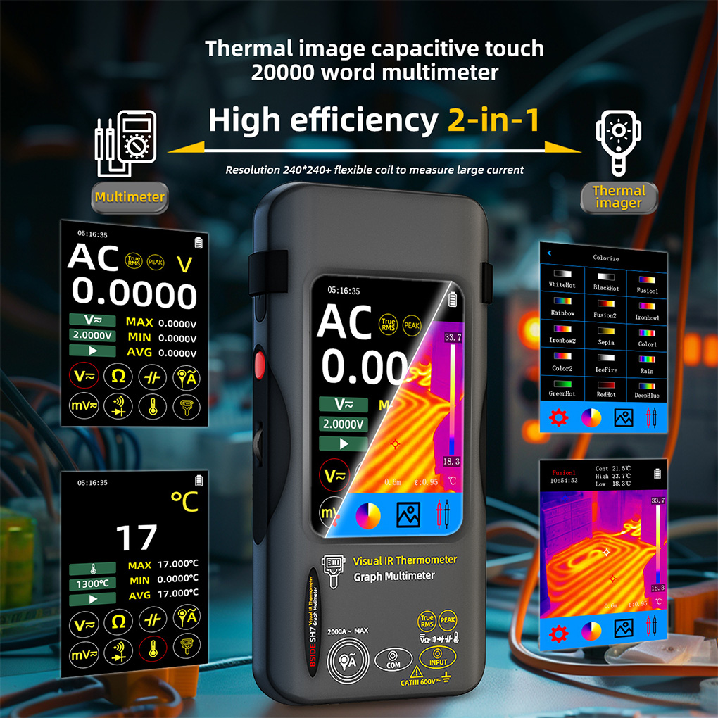 SH7 터치 열화상 멀티미터 IR 카메라 20000 카 - Nf 521 Thermal Imaging Camera 리뷰 및 가격